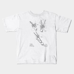 Billiard Bridge Vintage Patent Hand Drawing Kids T-Shirt